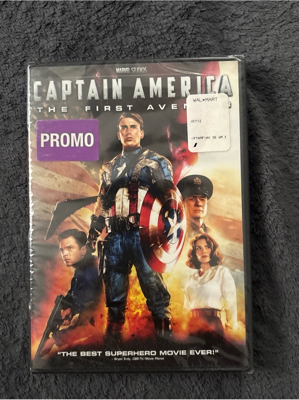 Marvel Captain America DVD - Red, Blue, White